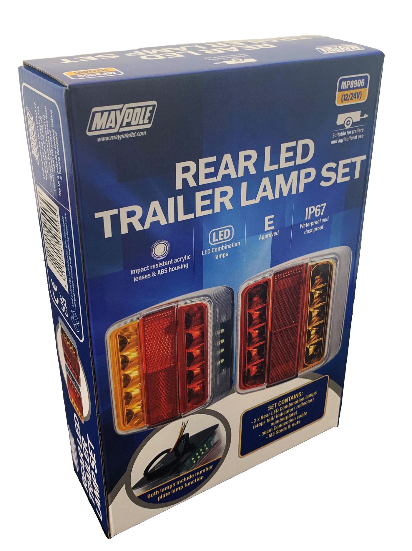 Pair of 12/24V LED Rear Combination Lamps