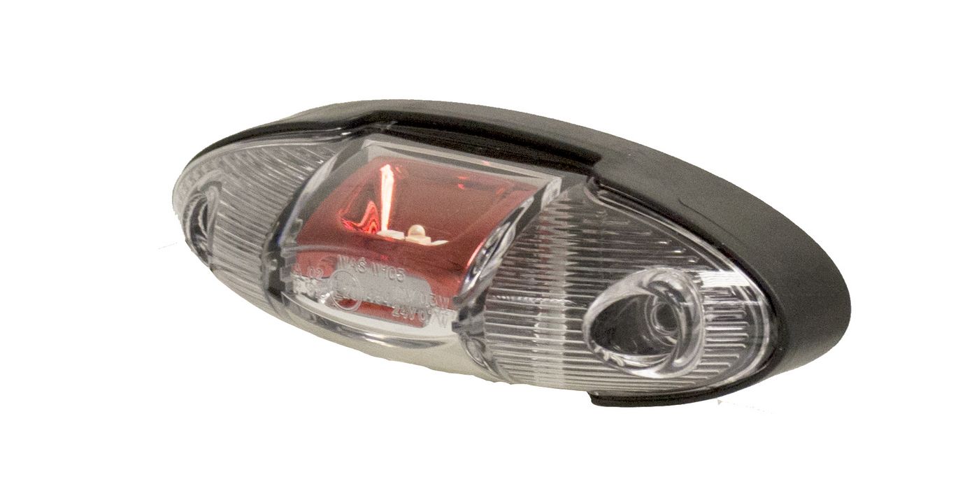 LED Red/White Outline Marker Lamp